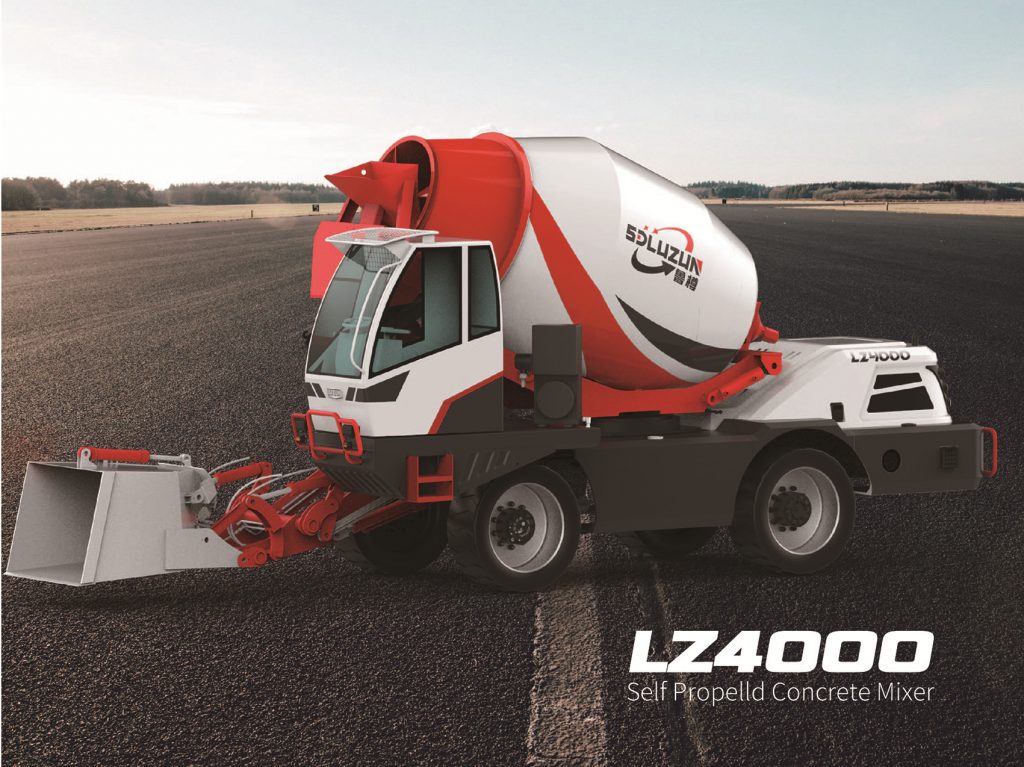 [2020新款LZ4000]自動上料攪拌車，魯樽自上料攪拌車